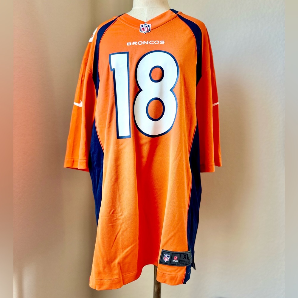 SOLD Nike NFL Denver Broncos Peyton Manning QB #18 - Picture 2 of 9